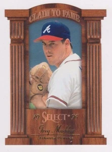 40% de descuento 1996 Select Claim to Fame #2 Greg Maddux - Atlanta Braves, ¡casi como nuevo! - Imagen 1 de 1