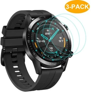 3X Szkło hartowane Folia szklana do Huawei Watch GT 2 46mm Folia pancerna Wyświetlacz Ochrona 9H - Zdjęcie 1 z 7