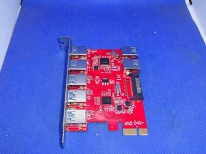 CSL COMPUTER FB33V 7 PORT USB 3.0 PCI-EXPRESS KARTE #GK8237 - Bild 1 von 2