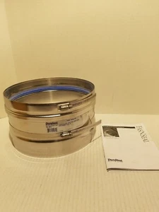 FasNSeal Duravent Stainless Steel 10" Heatfab to FNS Adapter FSA-HFA10 - Picture 1 of 2