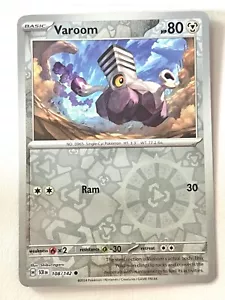Varoom 108/142 Reverse Holo Common Stellar Crown Pokemon Pack Fresh Near Mint NM - Picture 1 of 8