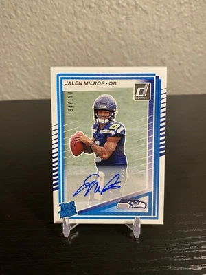 Jalen Milroe Auto /199 (RC, AU) - 2025 Donruss рейтинг дебютант автограф #307 - Изображение 1 из 2