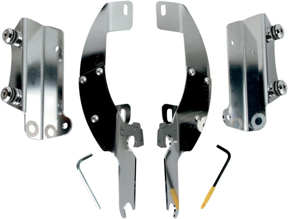 Kit de montaje de gatillo-bloqueo pulido Memphis Shades para carenado de ala de murciélago MEK1947 Foto 1 de 1