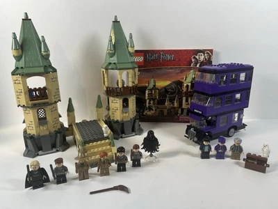 LEGO Harry Potter Lote: 4867 Hogwarts + 4866 Knight Bus 99% ¡DESCRIPCIÓN COMPLETA! Foto 1 de 4