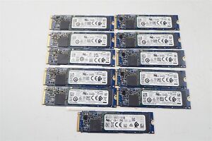 Lot of 11 Toshiba 256GB NVMe PCIe Solid State Drive SSD