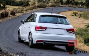 Nuevo Original Audi A1 2015-2018 Parachoques Trasero Derecho / S Luz Reflector - Imagen 1 de 6