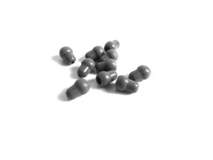 5 PAIRS GREY x EARBUDS EARTIPS EAR TIPS FOR LITTMANN STETHOSCOPE STETHOSCOPES - Picture 1 of 4