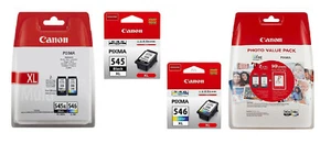Genuine Canon PG545XL CL546XL, Ink Cartridges, PIXMA MG2450 Printer LOT - Picture 1 of 10