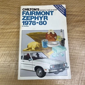 1978-80 CHILTON FAIRMONT ZEPHYR ALL MODEL SERVICE SHOP REPAIR GUIDE MANUAL #6965 - Picture 1 of 9