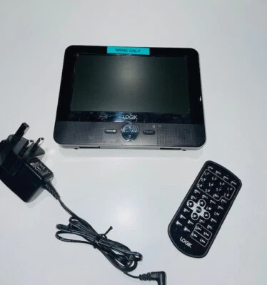 LOGIK 7 Inch Dual Portable DVD Player L7TWIN11 Single Unit - MAINS ONLY - Image 1 of 4