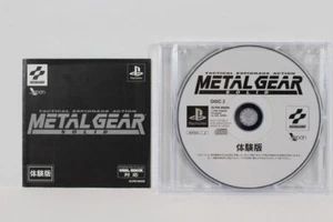 Metal Gear Solid Demo Disc & Manual SONY PS1 PS PlayStation 1 Japan Import P2752 - Picture 1 of 5