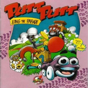 Putt-Putt Joins The Parade 3DO talking purple car solve puzzles show game 1992 - Zdjęcie 1 z 1