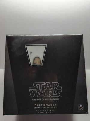 Star Wars Darth Vader Collectible Mini Bust The Force Unleashed 1257/3000 NEW - Image 1 of 4