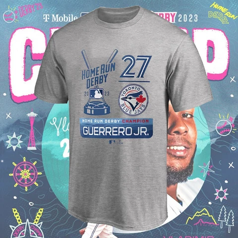 SALE!!! Vladimir Guerrero Jr. Player Name  Toronto Blue Jays 2023 Home Run Champ Cover