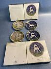 VTG Hutschenreuther Plates Enchanted Unicorn Set of 4 Limited Edition Germany
