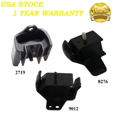 Montaje de motor y transmisión 3 piezas apto para Nissan Xterra 2000-2004 2,4 L Foto 1 de 4