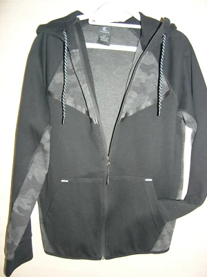 KYODAN wenig getragene Sweatjacke in schwarz mit Musterung Gr. S/P! - Bild 1 von 4