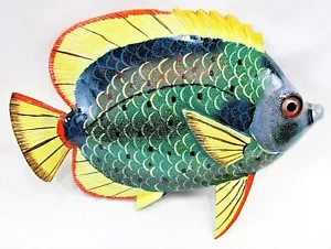 Pesci di barriera tropicale vita marina arte da parete 8"(4) - Foto 1 di 2