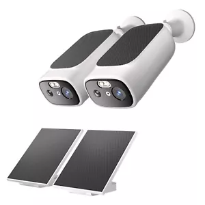 SolarCam 2K Wireless Outdoor Security Camera - Solar-Powered No Monthly Fees - Picture 1 of 21