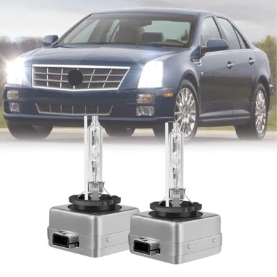 For Cadillac STS STS-V 2005-2009 D1S Xenon HID Headlight Replacement Bulbs Set 2 - Image 1 of 4