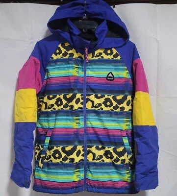 Burton Dryride Room To Grow Ski Winter Snowboard Jacket Girls Sz Large Colorful - Image 1 of 4