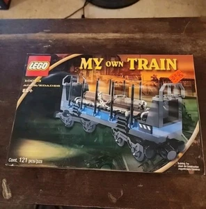NUEVO Lego Trains 10013 My Own Train vagón de carga abierto 121 piezas nuevo en caja sellado - Imagen 1 de 3