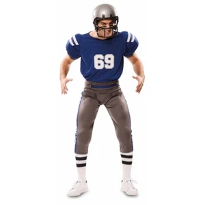 Football Spieler Kostüm Herren M-L 48-54 American Football Kostüm Quaterback - Bild 1 von 3