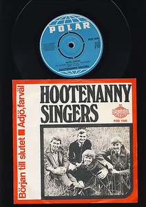 ABBA - Hootenanny Singers - Början Till Slutet - Adjö, Farväl - 7 inch SWEDEN - Imagen 1 de 2