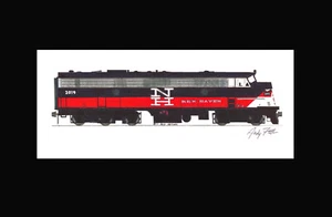 New Haven FL9 #2019 11"x17" Matted Print Andy Fletcher signed - Picture 1 of 1