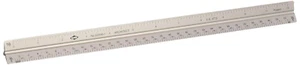 Aluminum Architect Triangular Scale Model 2200M-1 Ruler for Drafting and Drawing - Picture 1 of 3
