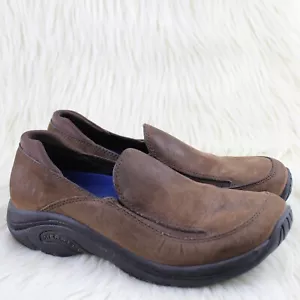 Merrell Womens Treviso Moccasins Loafers Brown Leather Slip On Comfort Size 8 - Picture 1 of 6