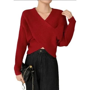 VCSIA Langarm Pullover weinrot XL - Bild 1 von 10
