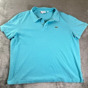 Lacoste Regular Fit Polo Men’s 3XL Green Blue Casual Short Sleeve - Picture 1 of 10