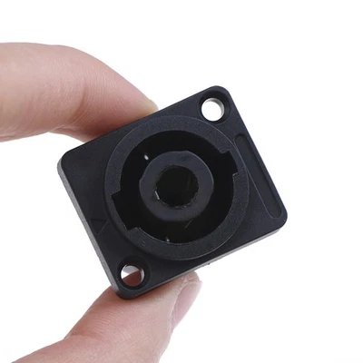 2x Speakon Femelle Jack Audio Haut-Parleur Câble 4Pôles Panneau Châssis Prise Connecteur KP - Photo 1/4