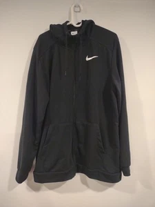 Nike Dri-Fit Full Zip Hoodie ~ CZ6376-010 ~ Men's XLT - Picture 1 of 13