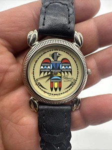 Orologio Jacques couture Quarzo 1868 Tribal Bird Movimento Thailandia ~ Testato e Funzionante - Foto 1 di 5