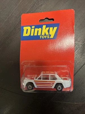 Matchbox Dinky Toys 1982 FIAT Abarth White With Orange Red Stripes RARE! - Image 1 of 4
