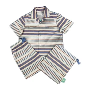 Peter Alexander Boys Pyjama Set Size 6, 8, 10 Short Sleeve Top, Shorts & Bag NWT - Picture 1 of 14