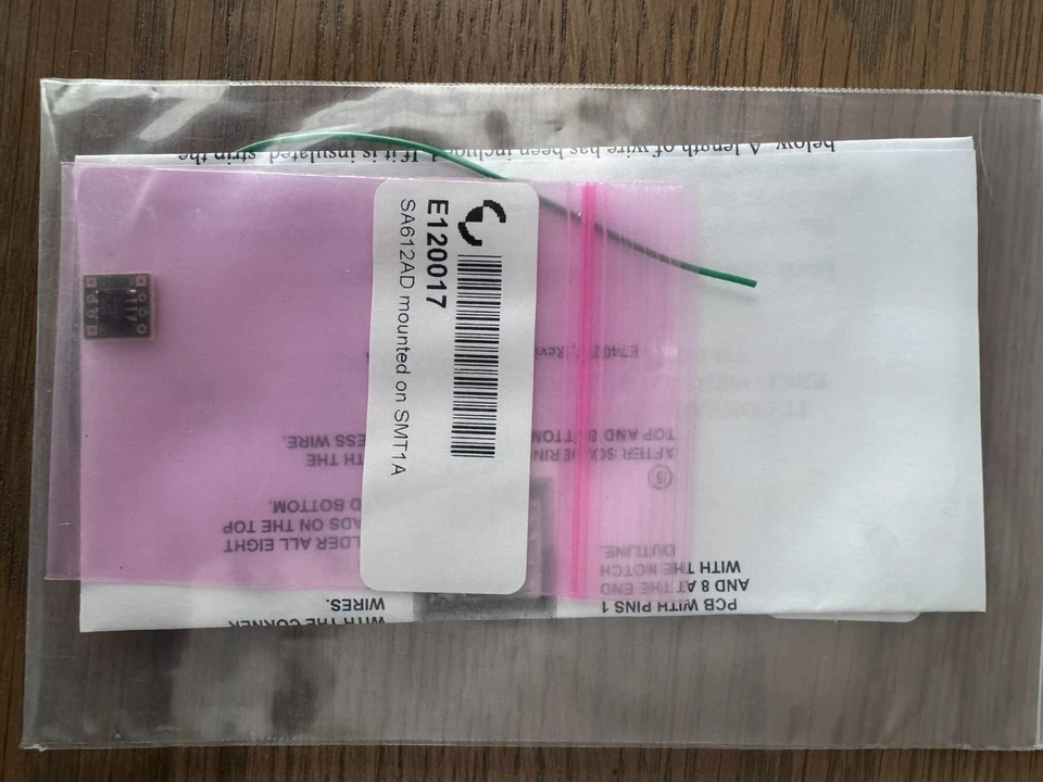 Kit adaptador transceptor Elecraft K1/K2 SA612AD E850727 Foto 1 de 1