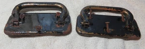 Vintage Industrie Griffe Sarg Hardware Truhe Truhe Werkzeugkiste Schatulle - Bild 1 von 4
