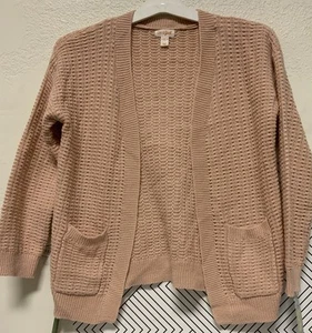 ๐ฅฅ Cat & Jack Knit Open Front Cardigan Sweater Girls Size M(8)๐ - Picture 1 of 5