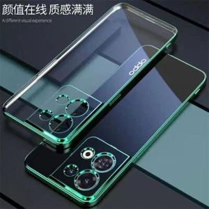 Per OnePlus Nord 3 5G, Custodia Trasparente Lusso Placcatura Bumper Morbida TPU Cover - Foto 1 di 10