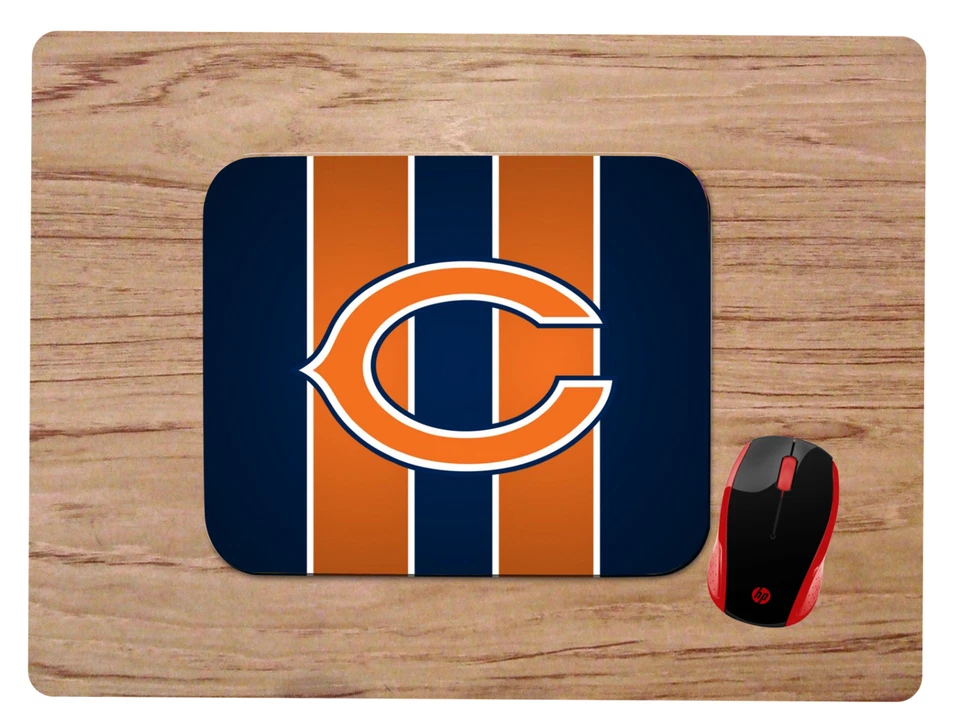 ALMOHADILLA DE RATÓN DISEÑO OSOS DE CHICAGO ALFOMBRILLA DE RATÓN HOGAR OFICINA REGALO NFL  Foto 1 de 1