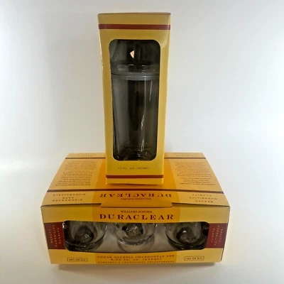 Williams Sonoma Duraclear Шардоне винный набор 6 бокалов и коктейль шейкер новый - Изображение 1 из 4