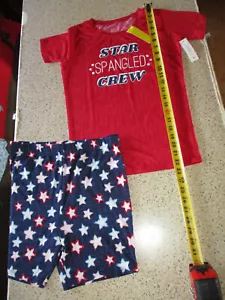 Boy's sz. 14 Patriotic Summer PJ set - Picture 1 of 6