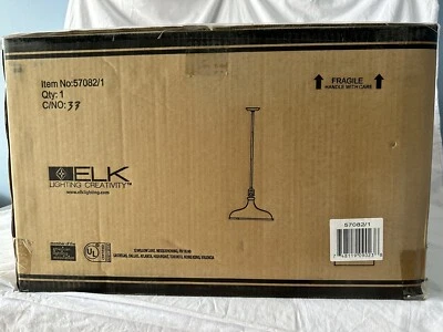 Elk/Rutherford 1 luz 18 pulgadas níquel pulido con colgante de zinc desgastado Foto 1 de 4