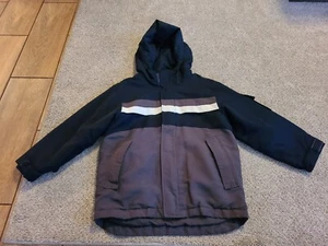 GAP JACKET NAVY BLUE GRAY WHITE BOYS SMALL 6/7 BOYS KIDS - Picture 1 of 7