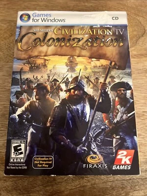 Did Meier’s Civilization IV Colonization Video Game Pc Cd-Rom E-Everyone  - Image 1 of 4