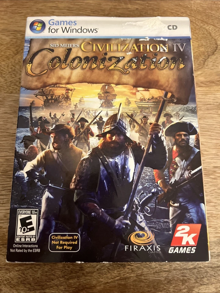 Did Meier’s Civilization IV Colonization Video Game Pc Cd-Rom E-Everyone  - Image 1 of 4