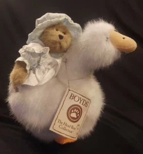 BOYDS BEAR HEAD BEAN OLD MOTHER GOOSE CLASSIC BEARY TALES GOOSEBEARY #91780 - Picture 1 of 7
